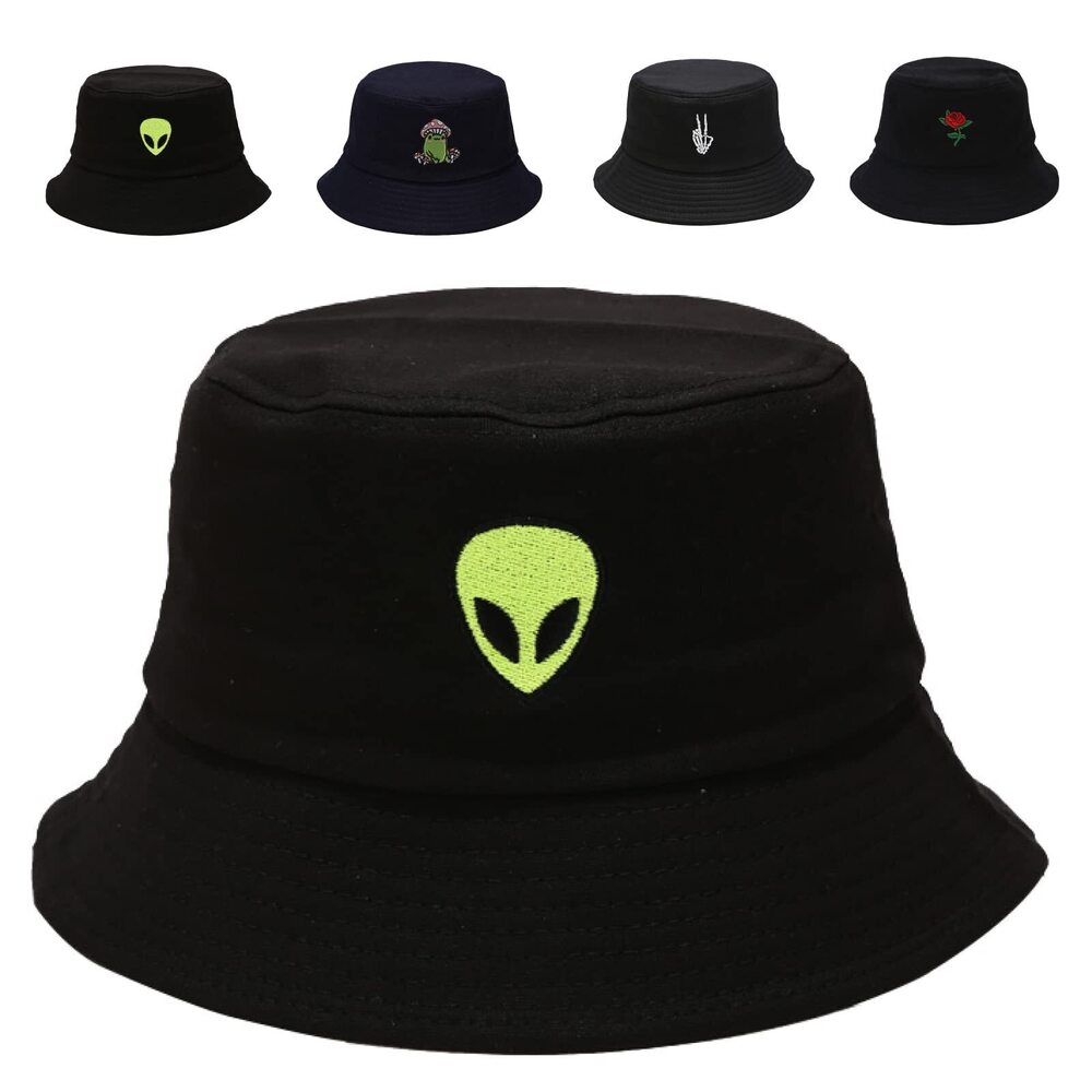 2998 Cotton Bucket Hat Summer Travel Sun Beach Bucket Cap, Unisex Outdoor
